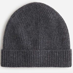 J.Crew Cashmere Beanie - Charcoal Grey - NWT